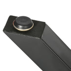 X-Muotoiset Teräksiset Pöydänjalat, 72 cm, Musta