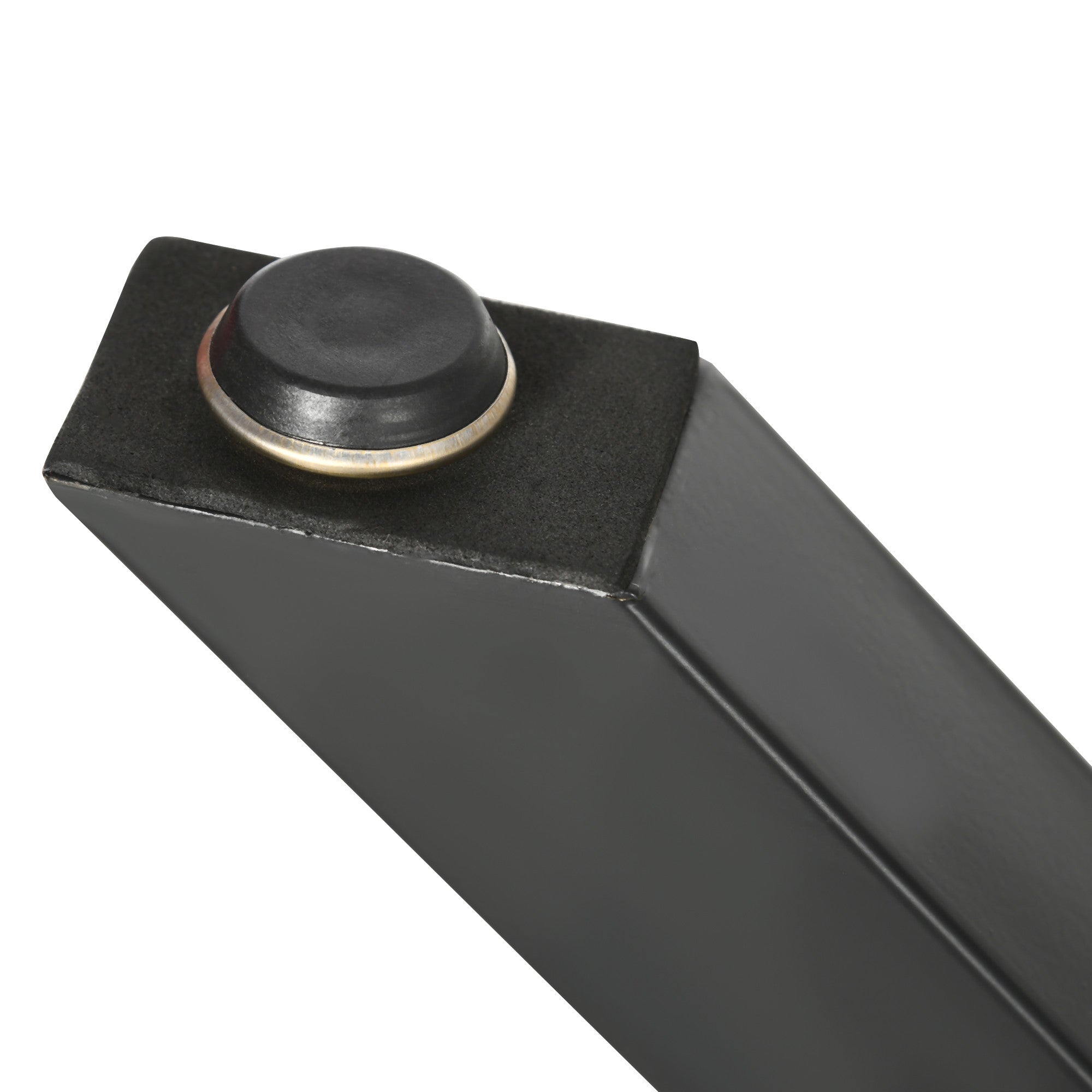 X-Muotoiset Teräksiset Pöydänjalat, 72 cm, Musta