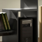 Tietokonepöytä / Työpöytä, 80 x 45 x 75 cm, Musta