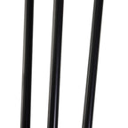 Teräksiset Pöydänjalat 4kpl, 12 x 12 x 71cm, Musta