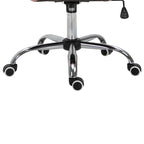 Toimistotuoli, Korkeussäädettävä, 59.5 x 60.5 x 93-103 cm, Vaaleanpunainen