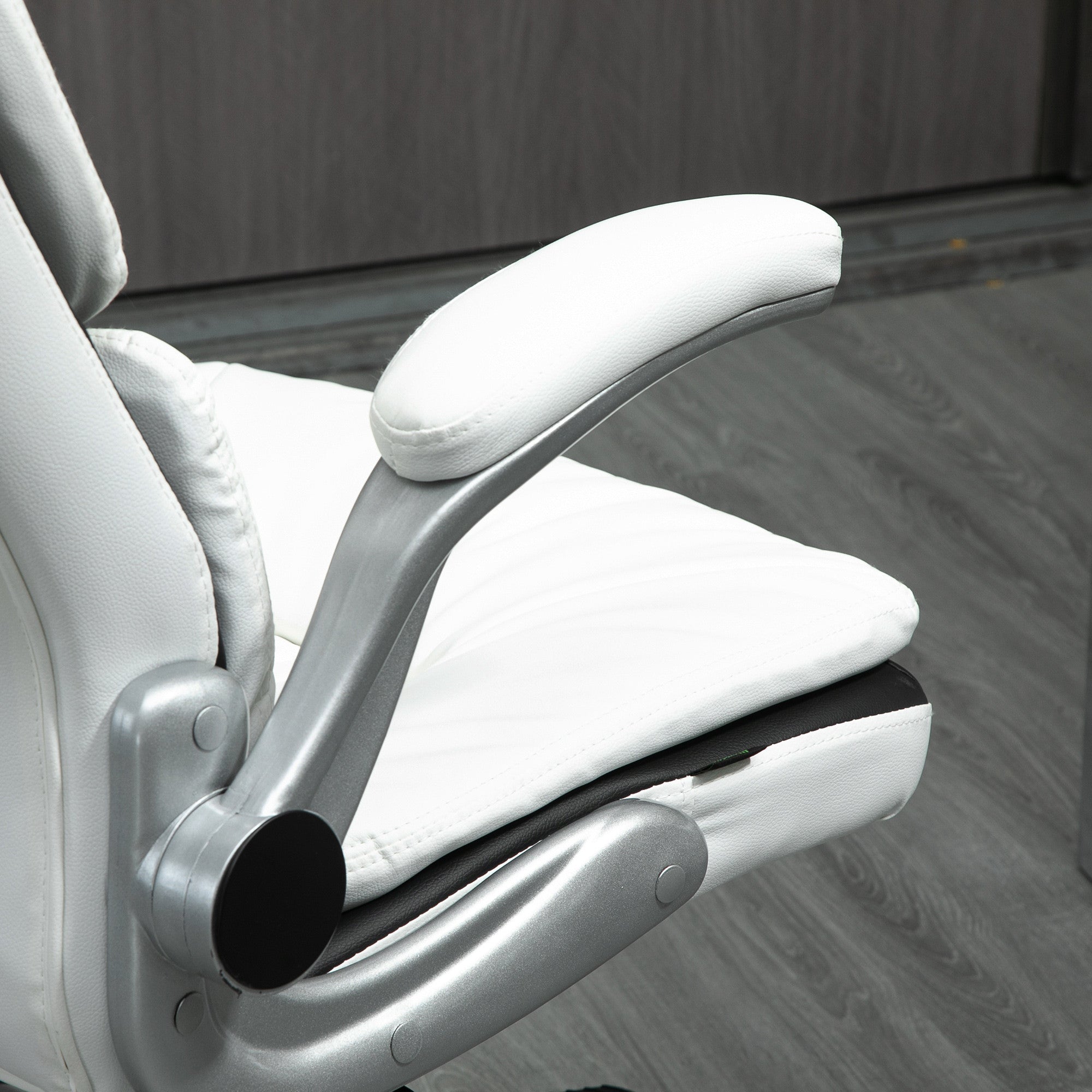 Toimistotuoli, Korkeudensäätö, 69 x 67 x 113-121 cm, Valkoinen