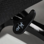 Toimistotuoli, Säädettävä Selkänoja, 76 x 80 x 118-124 cm, Musta