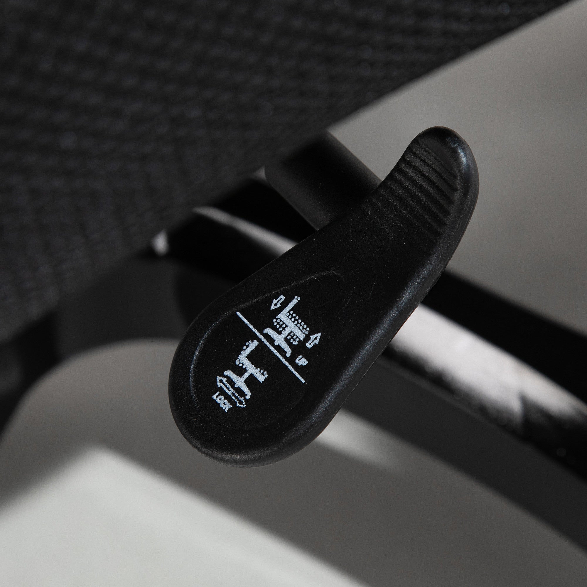 Toimistotuoli, Säädettävä Selkänoja, 76 x 80 x 118-124 cm, Musta