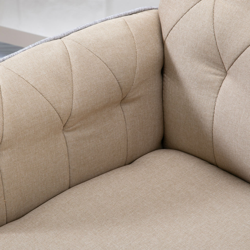 Toimistotuoli, Korkeudensäätö, 66 x 69 x 89.5-97 cm, Beige