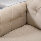 Toimistotuoli, Korkeudensäätö, 66 x 69 x 89.5-97 cm, Beige