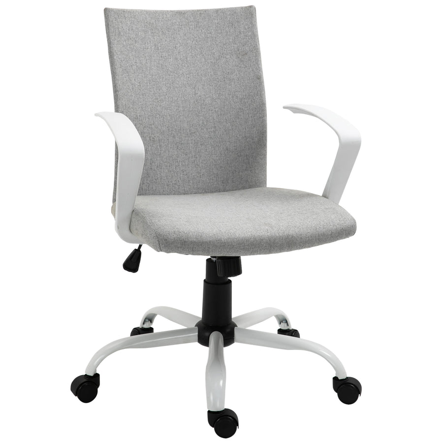 Toimistotuoli, Korkeudensäätö, 61W x 61D x 89-99H cm, Vaaleanharmaa