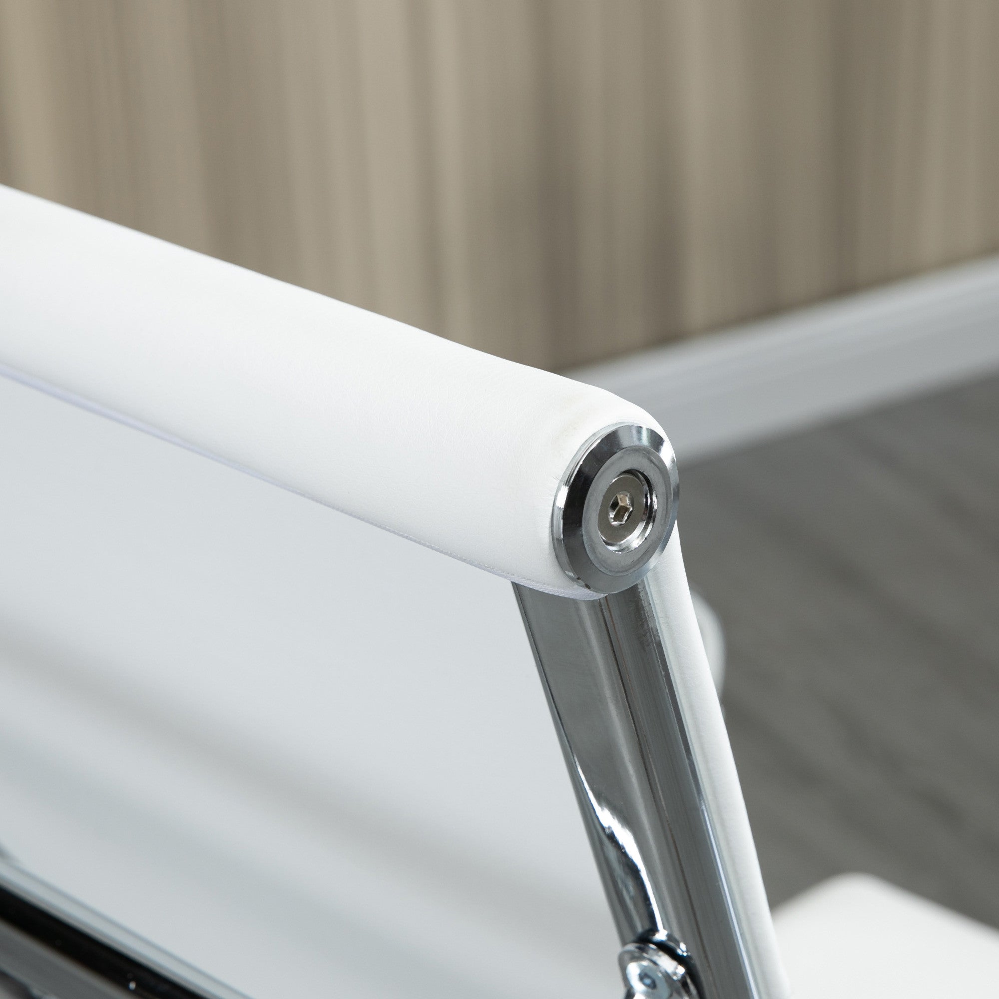 Toimistotuoli, Korkeudensäätö, 54 x 62 x 104-114 cm, Valkoinen