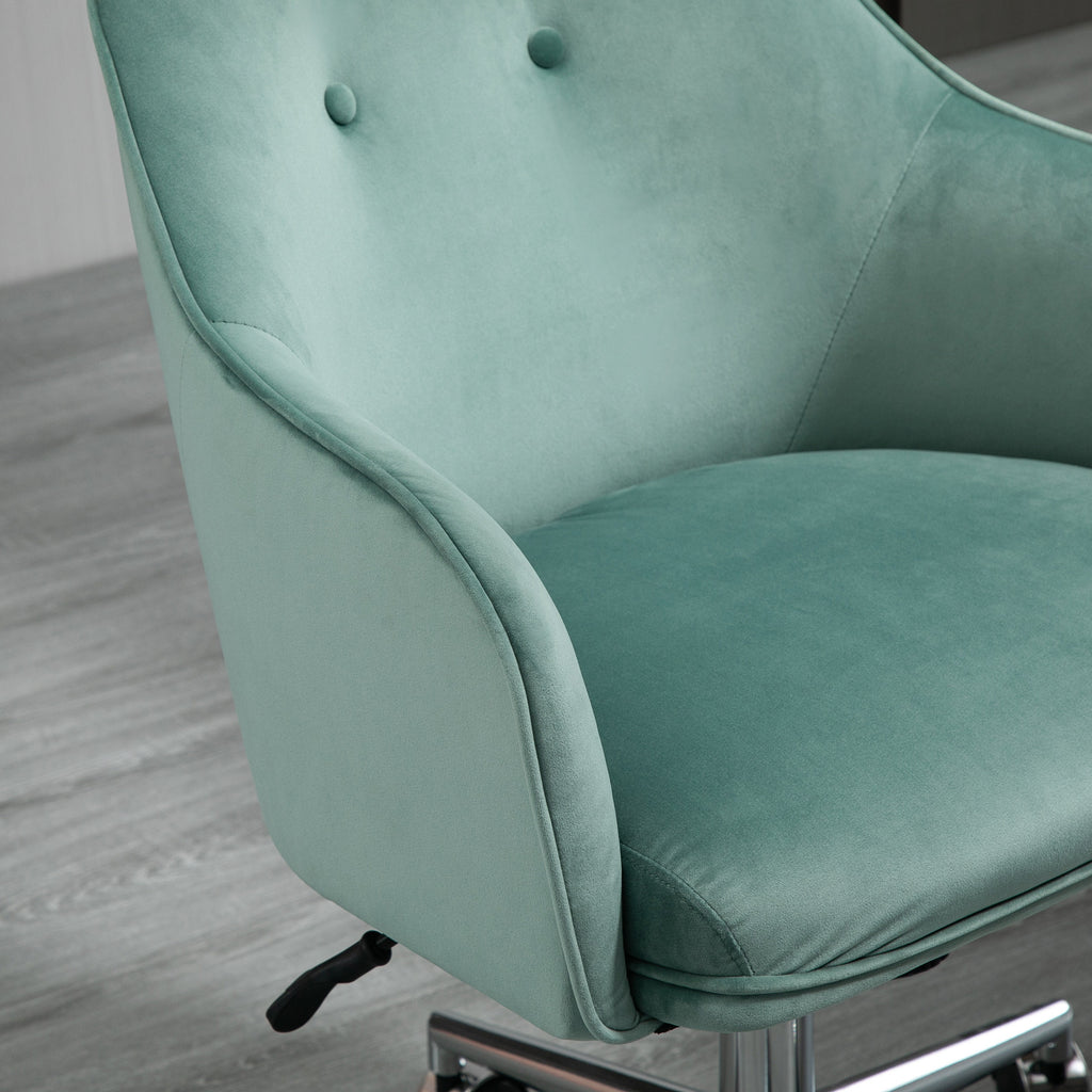 Toimistotuoli, Korkeudensäätö, 61 cm x 59 cm x 90.5 cm, Turkoosi