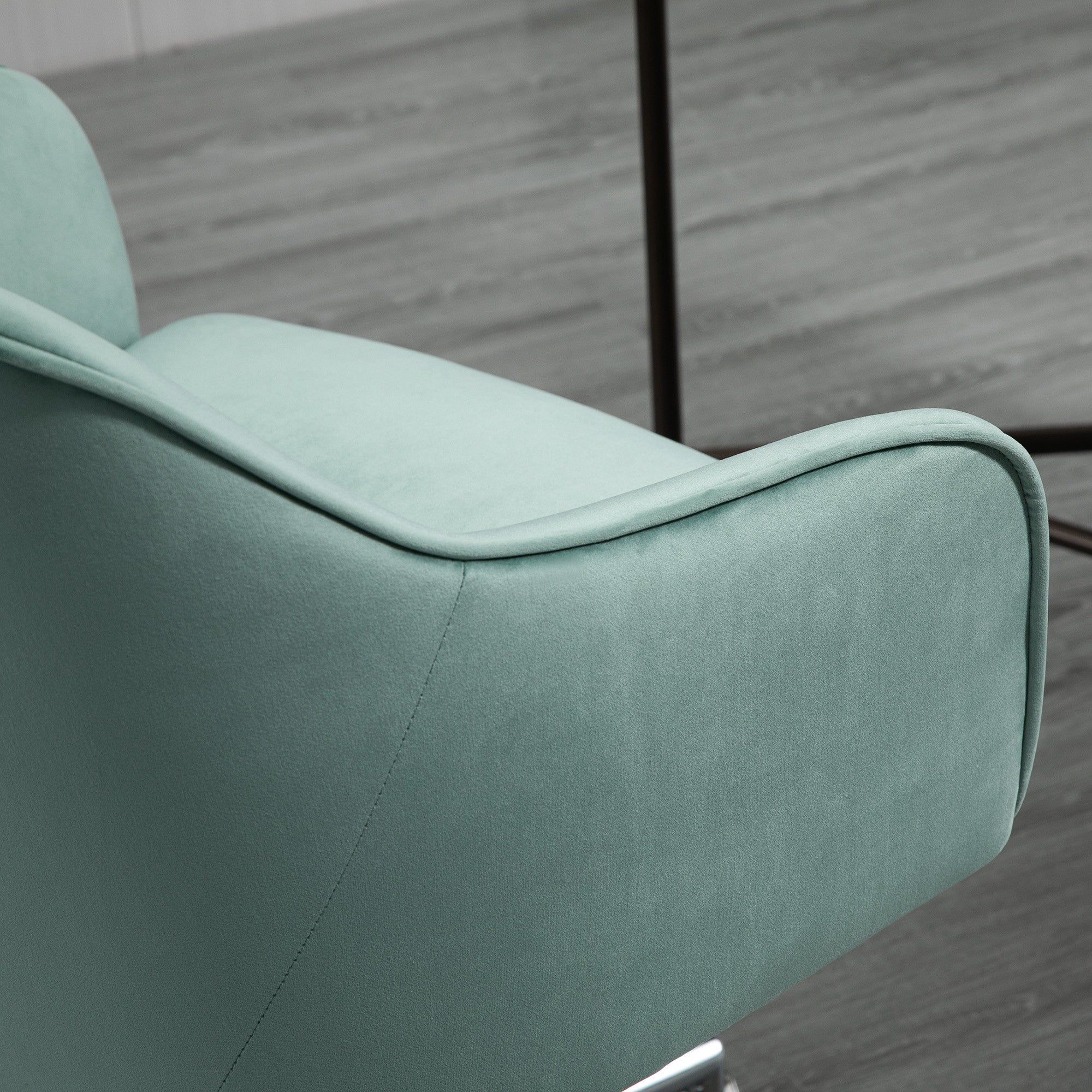 Toimistotuoli, Korkeudensäätö, 61 cm x 59 cm x 90.5 cm, Turkoosi