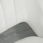 Toimistotuoli, Korkeudensäätö, 49 x 60 x 79-91cm, Kermanvalkoinen