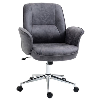 XXL Kontorsstol, gungfunktion, 67 x 69 x 102 cm, mörkgrå