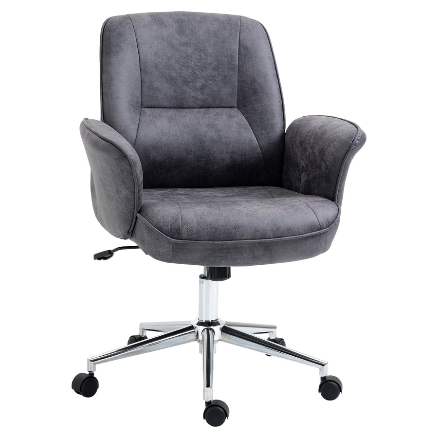 XXL Kontorsstol, gungfunktion, 67 x 69 x 102 cm, mörkgrå