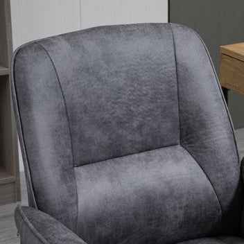 XXL Kontorsstol, gungfunktion, 67 x 69 x 102 cm, mörkgrå