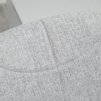 Toimistotuoli, Korkeussäädettävä, 49 x 56.5 x 73-82.5 cm, Vaaleanharmaa