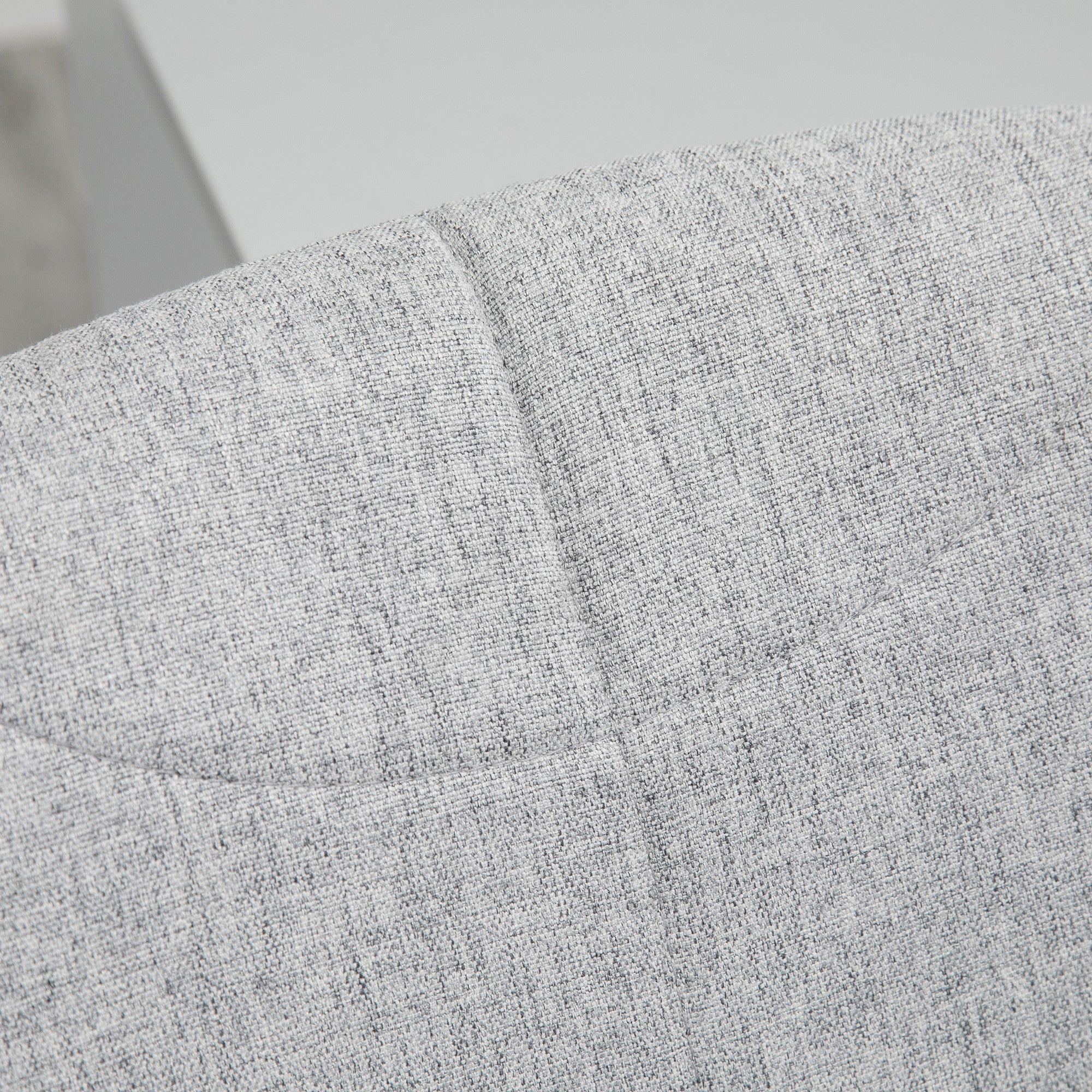 Toimistotuoli, Korkeussäädettävä, 49 x 56.5 x 73-82.5 cm, Vaaleanharmaa