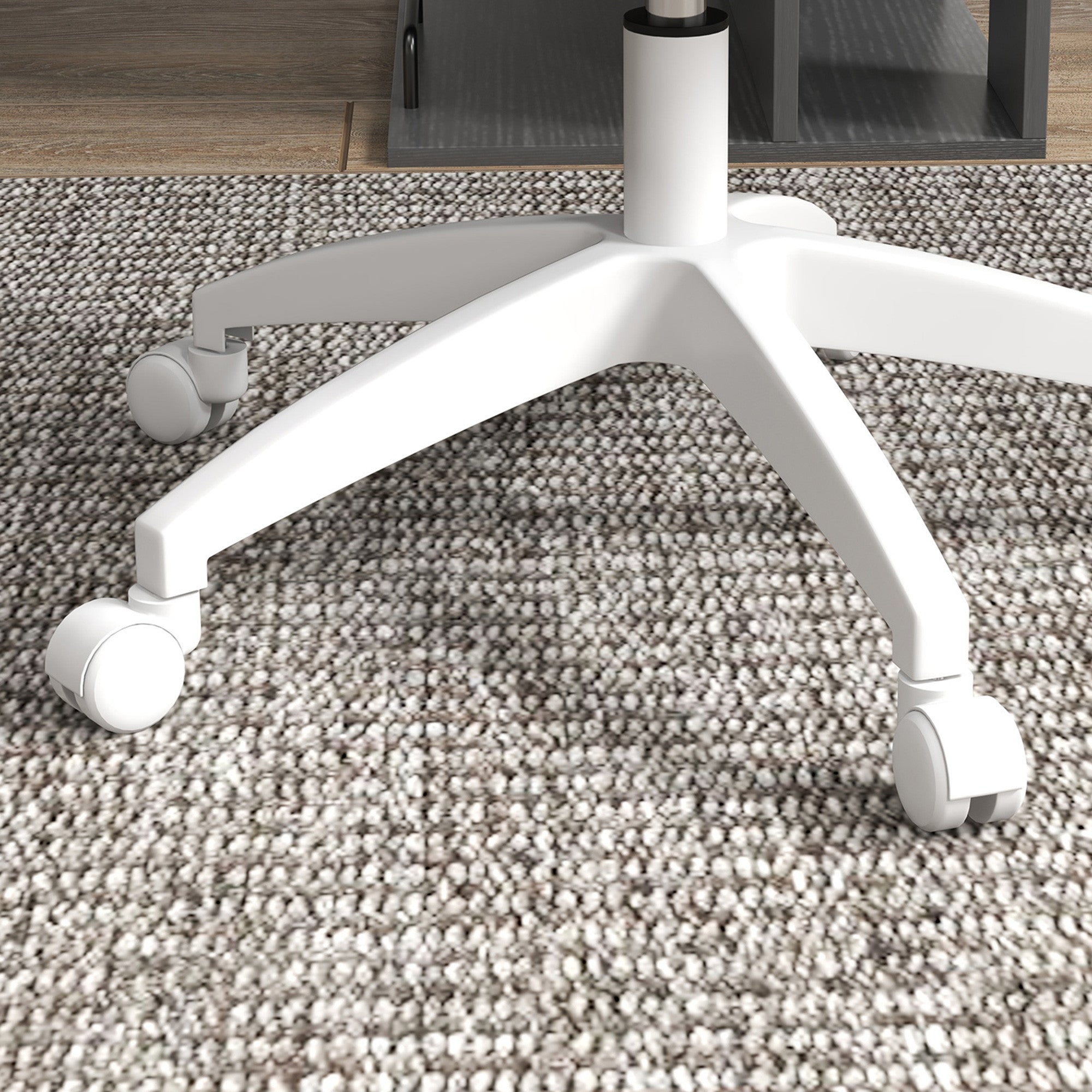 Toimistotuoli, Korkeudensäätö, 48 x 53 x 80-90 cm, Vaaleanpunainen