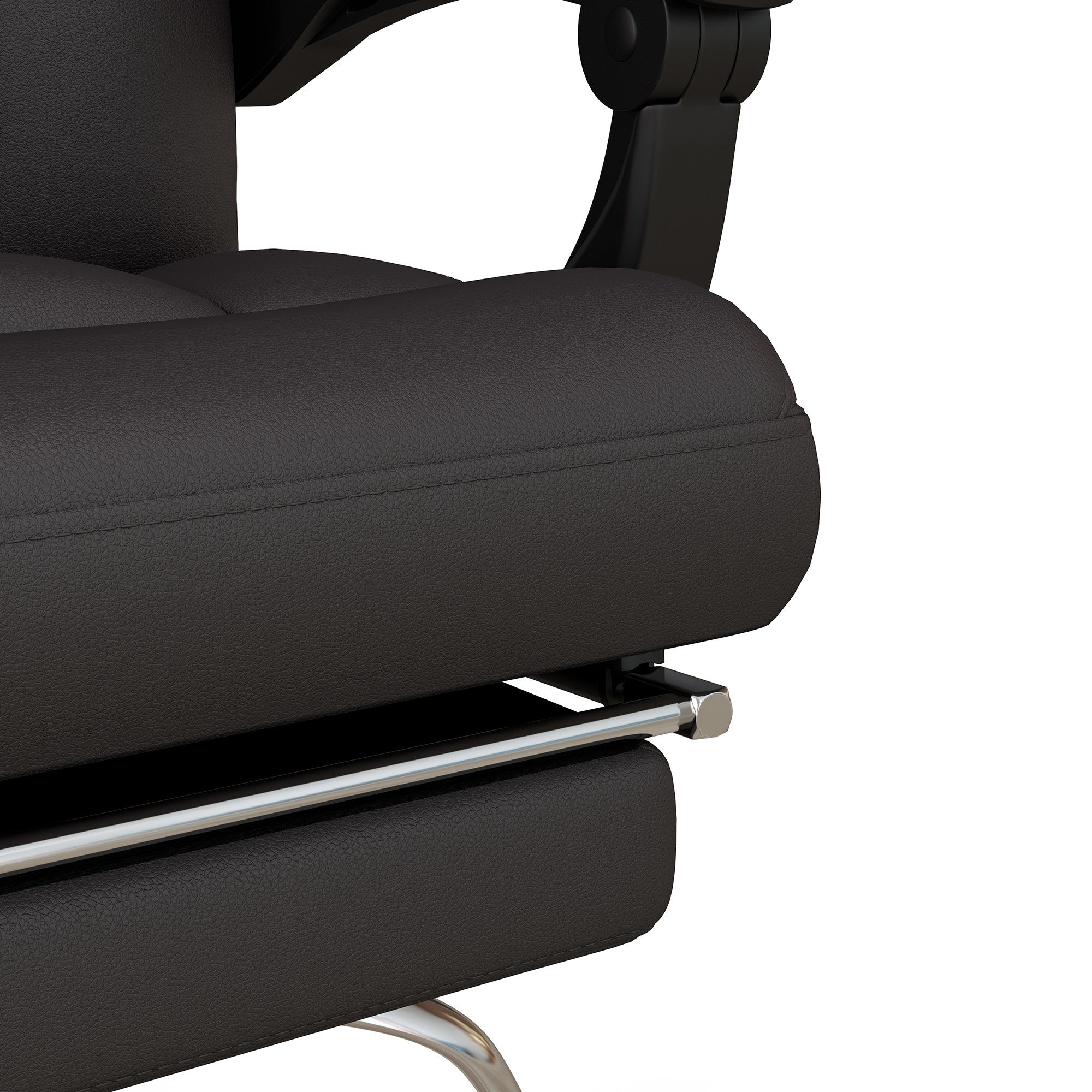 Hierova Toimistotuoli, Selkänojan Säätö Ja Jalkatuki, 63 x 57 x 118 cm, Tummanruskea