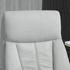 Hierova Toimistotuoli Jalkatuella, Lämmitystoiminto, 65cm x 74cm x 119cm, Harmaa