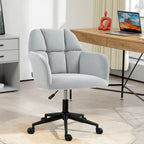 Toimistotuoli, Korkeudensäätö, 58 cm x 58.5 cm x 86 cm, Vaaleanharmaa