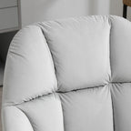 Toimistotuoli, Korkeudensäätö, 58 cm x 58.5 cm x 86 cm, Vaaleanharmaa