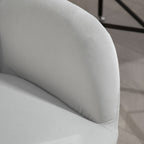 Toimistotuoli, Korkeudensäätö, 58 cm x 58.5 cm x 86 cm, Vaaleanharmaa