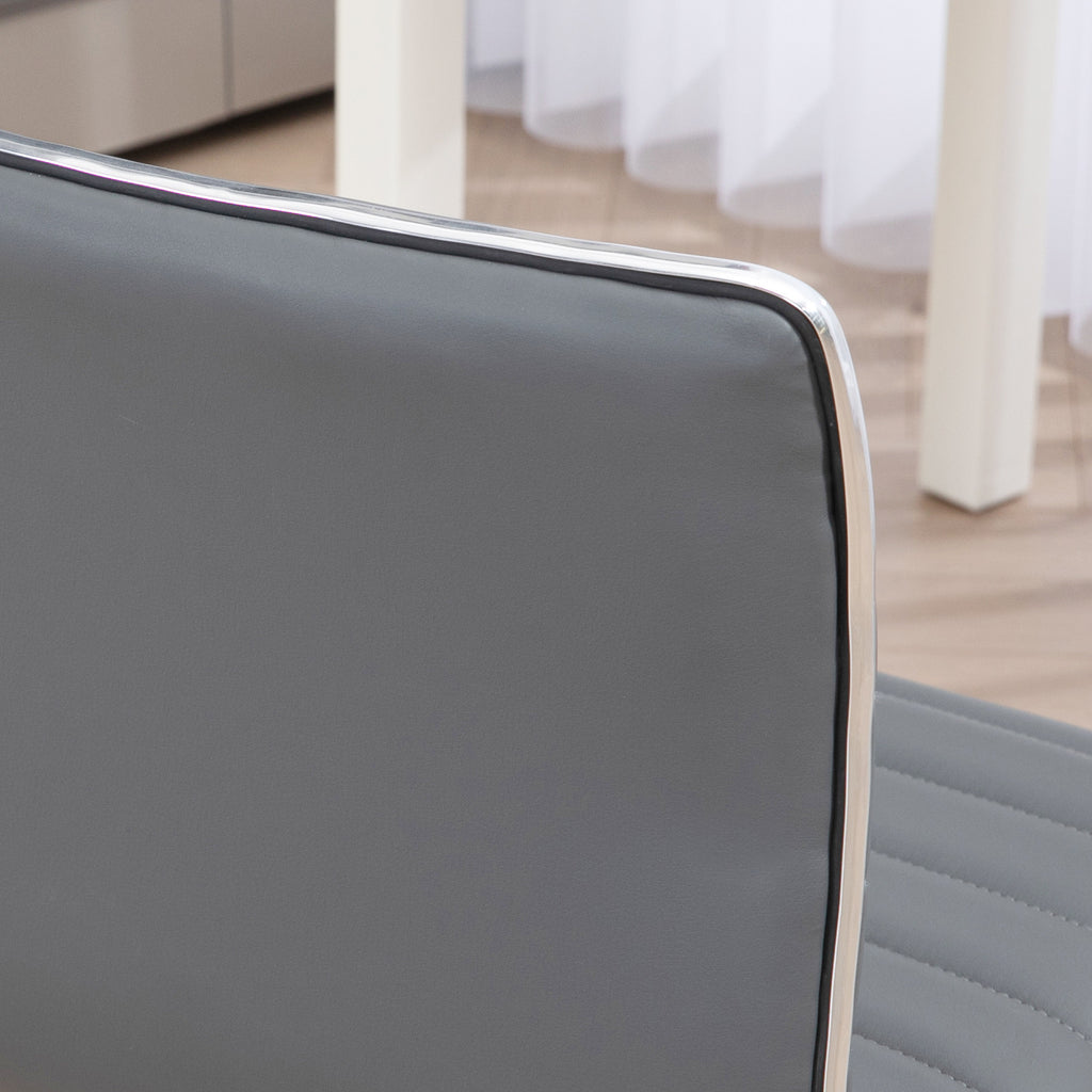 Toimistotuoli, Korkeudensäätö, 48 x 52 x 78-90 cm, Vaaleanharmaa