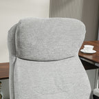 Toimistotuoli, Korkeudensäätö, 66 x 77 x 106.5-115.5 cm, Vaaleanharmaa