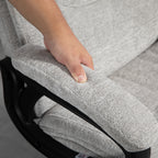 Toimistotuoli, Korkeudensäätö, 66 x 77 x 106.5-115.5 cm, Vaaleanharmaa