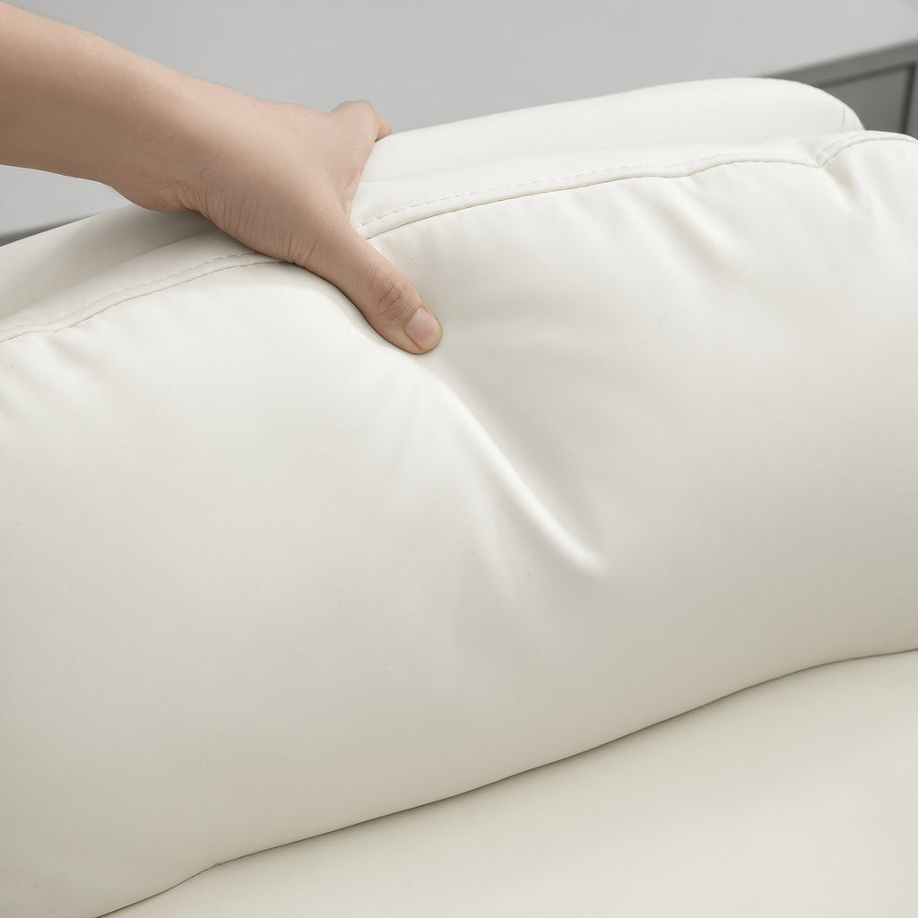 Toimistotuoli, Korkeudensäätö, 65 x 64 x 88-98 cm, Valkoinen