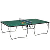 Pingisbord / Bordtennis och racketar, hopfällbart, grönt