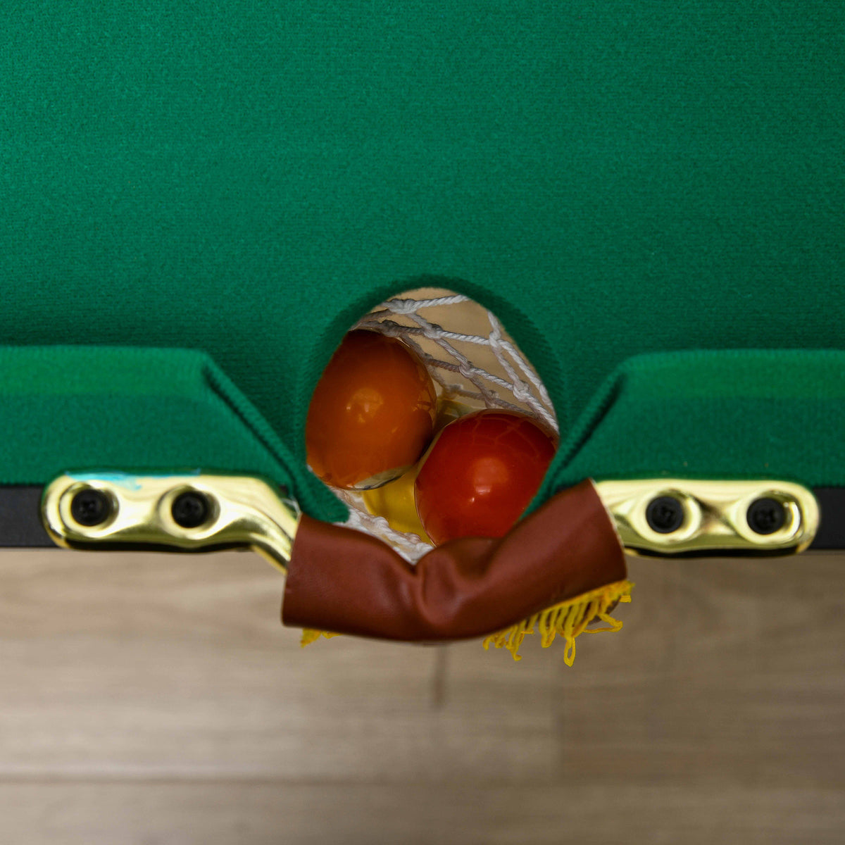 Hopfällbart biljardbord, höjdjustering, 140 x 63 x 55-75 cm, grönt