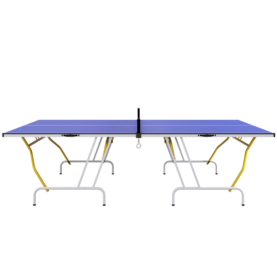 Pingispöytä / Pöytätennis, Taitettava, 274 x 152 x 76 cm, Sininen
