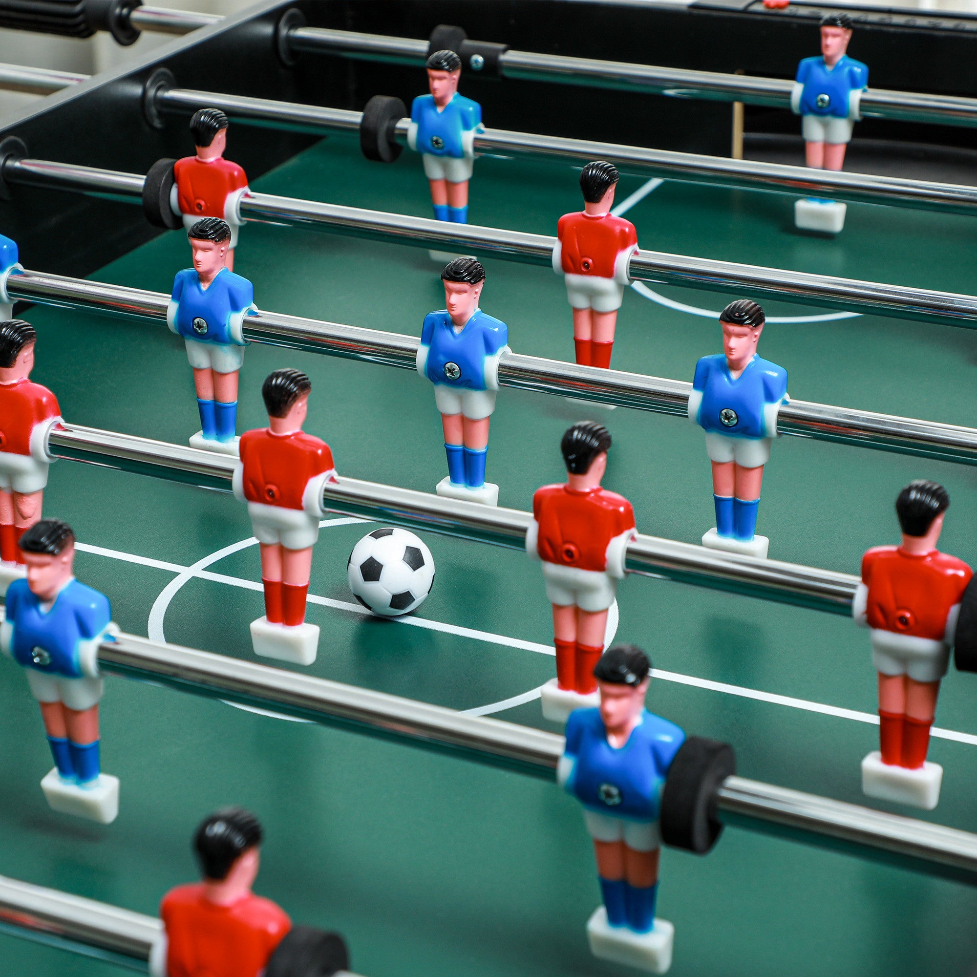 4-in-1 Pelipöytä, Pöytätennis, Pöytäjalkapallo, Ilmakiekko, Biljardi