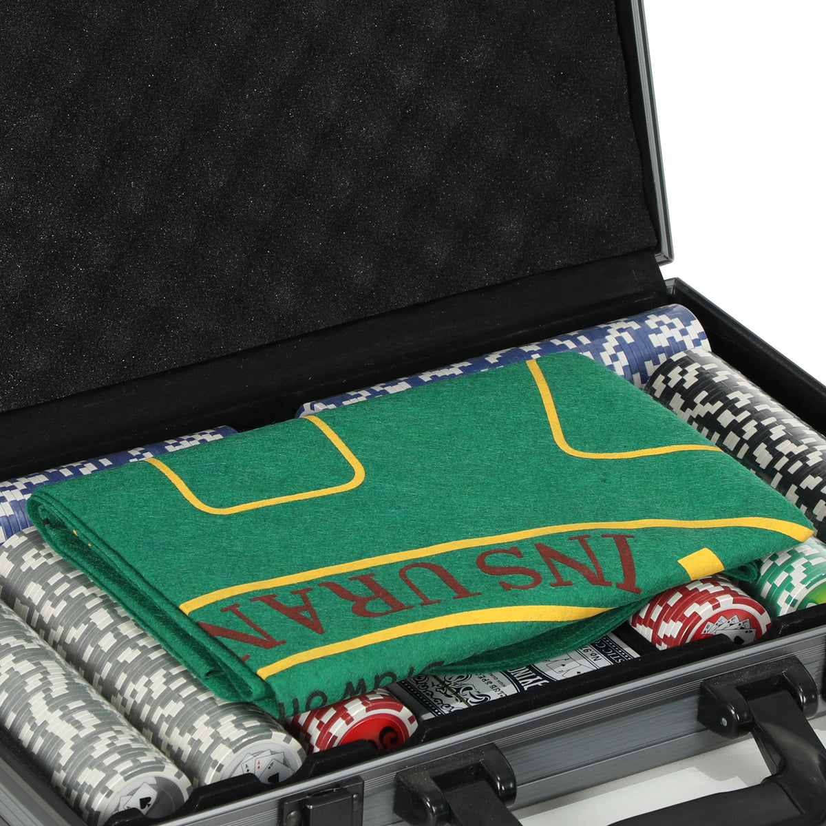 Pokerset, 400 marker, aluminiumväska
