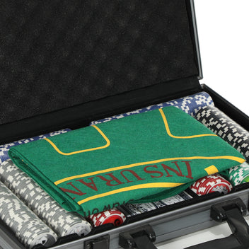 Pokerset, 400 marker, aluminiumväska