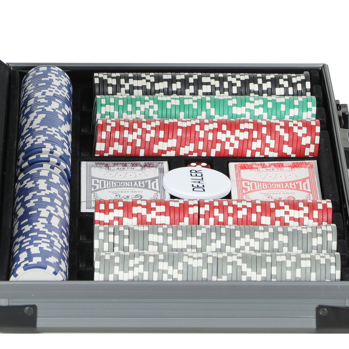 Pokerset, 400 marker, aluminiumväska