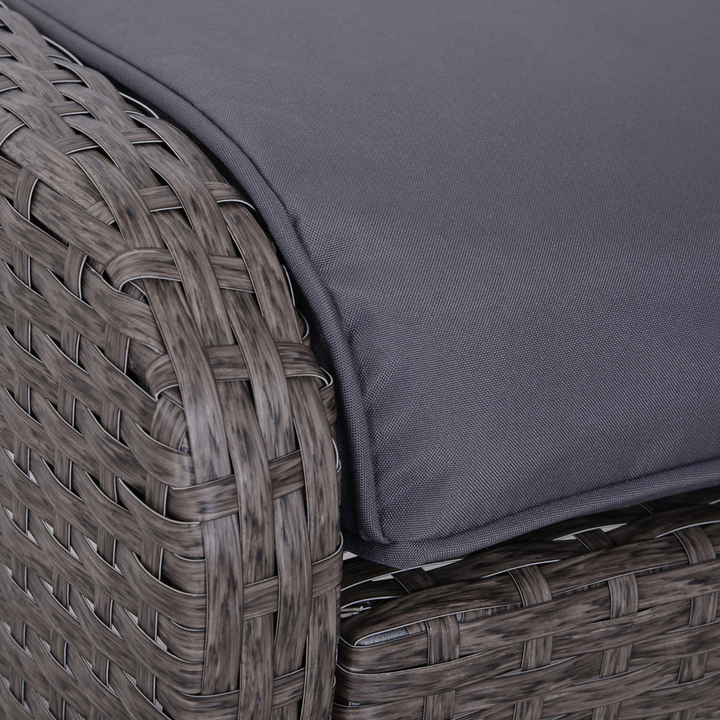 Polyrottinki Sohvaryhmä 5-Osainen, Tummanharmaa