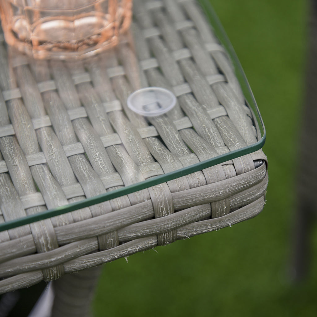 Polyrottinki Parvekesetti 3-Osainen, Harmaa