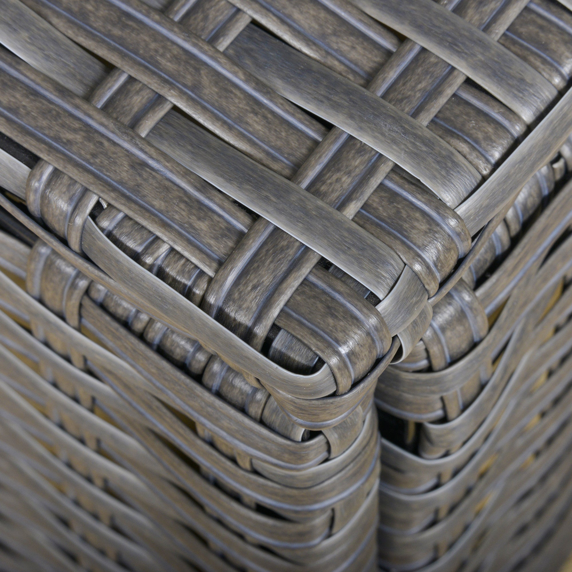 Polyrottinki Kulmasohvaryhmä 10-Osainen, Tummanharmaa