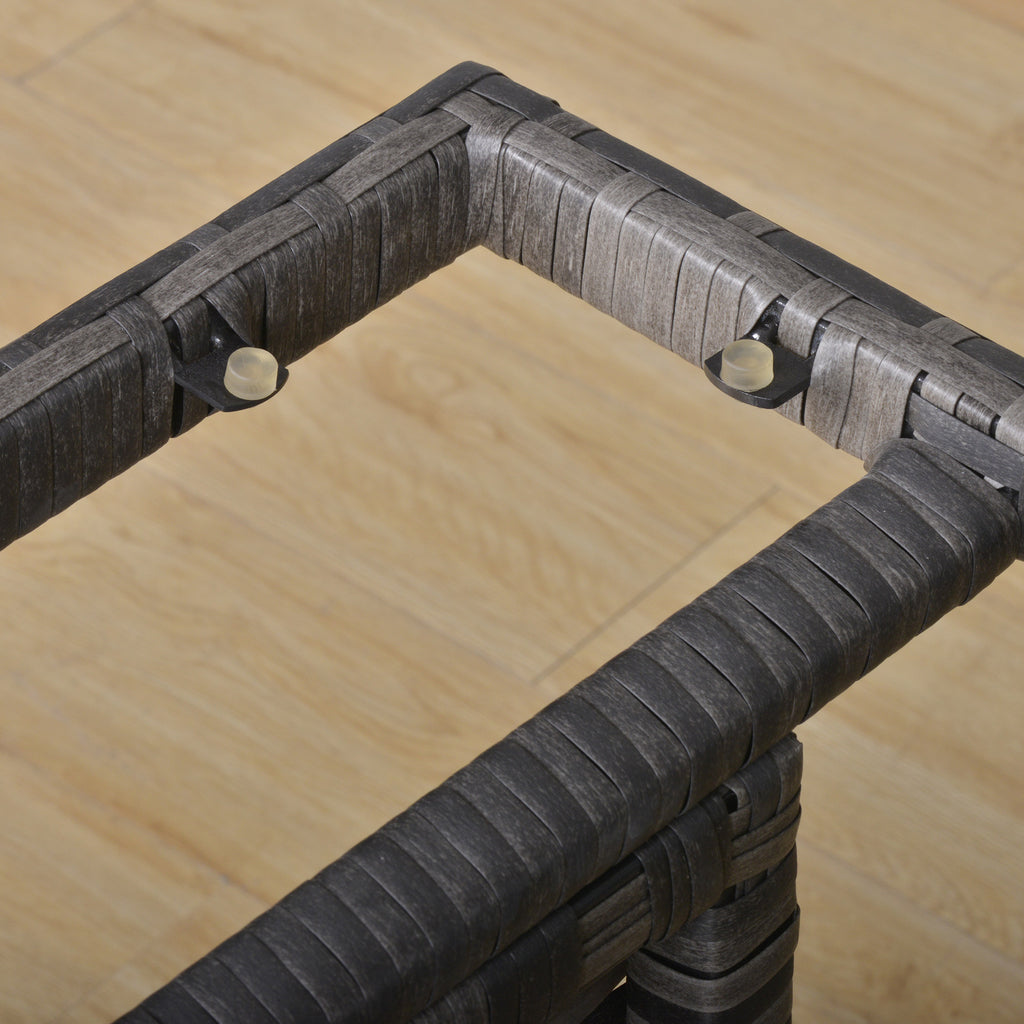 Polyrottinki Kulmasohvaryhmä 5-Osainen, Ruskea/Harmaa