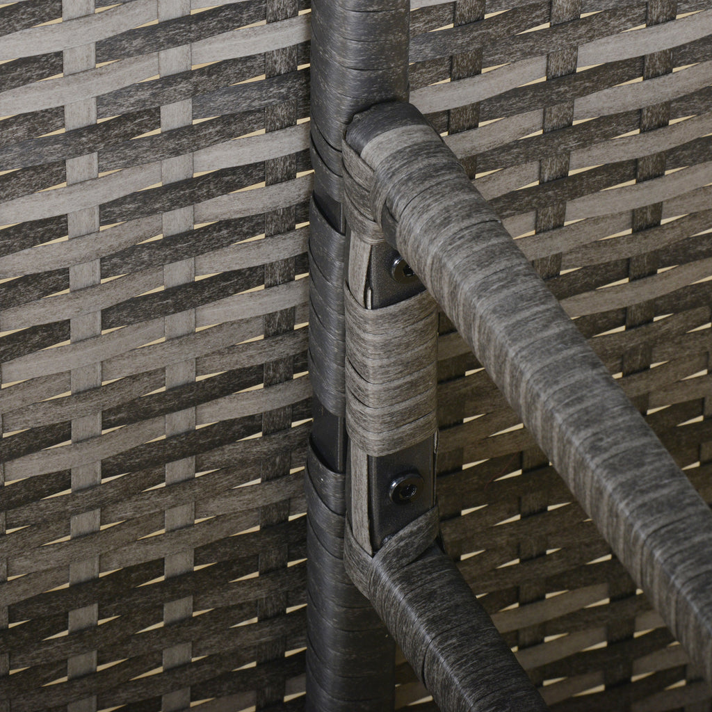 Polyrottinki Kulmasohvaryhmä 5-Osainen, Ruskea/Harmaa