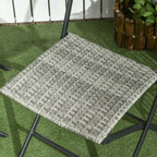 Polyrottinki Parvekekalustesetti 3-Osaa, Vaaleanharmaa