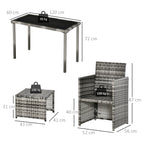 Polyrottinki Ruokaryhmä Neljälle, Harmaa