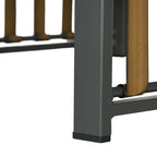 Terassikaluste / Parvekesetti, 3-Osainen, Teräs, Harmaa