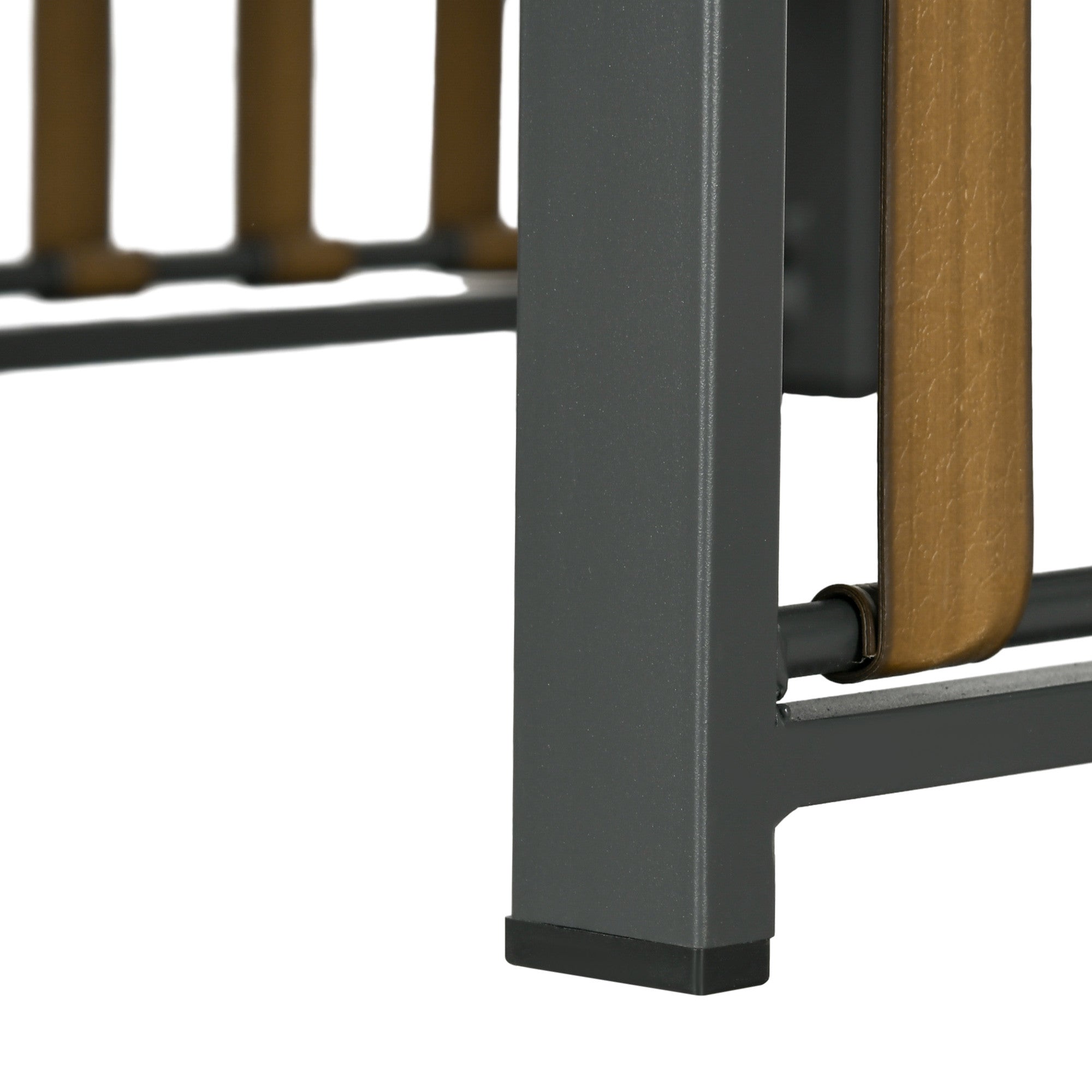 Terassikaluste / Parvekesetti, 3-Osainen, Teräs, Harmaa