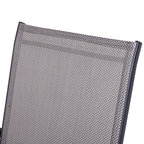 Fällbara stolar, set om 2, 58 x 64 x 94 cm, grå