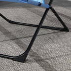 Taittotuoli, Säädettävä, 69 x 91 x 96 cm, Sininen