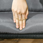 Polyrottinki Puutarhatuolit 2kpl-Setti, 57 x 60 x 71cm, Tummanharmaa