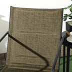 Puutarhatuolit 2kpl-Setti, 54 x 66.5 x 88 cm, Ruskea